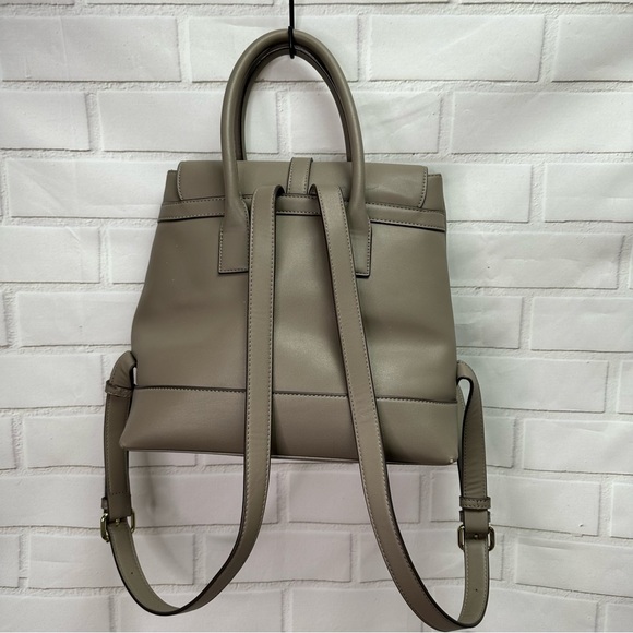 Anne Klein Backpack Purse Taupe Gray - Picture 3 of 16